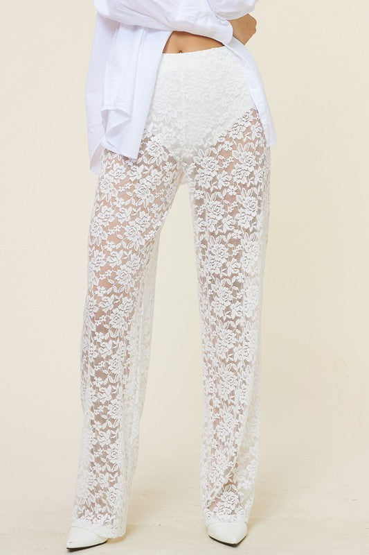 Lace Trousers