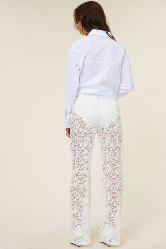 Lace Trousers