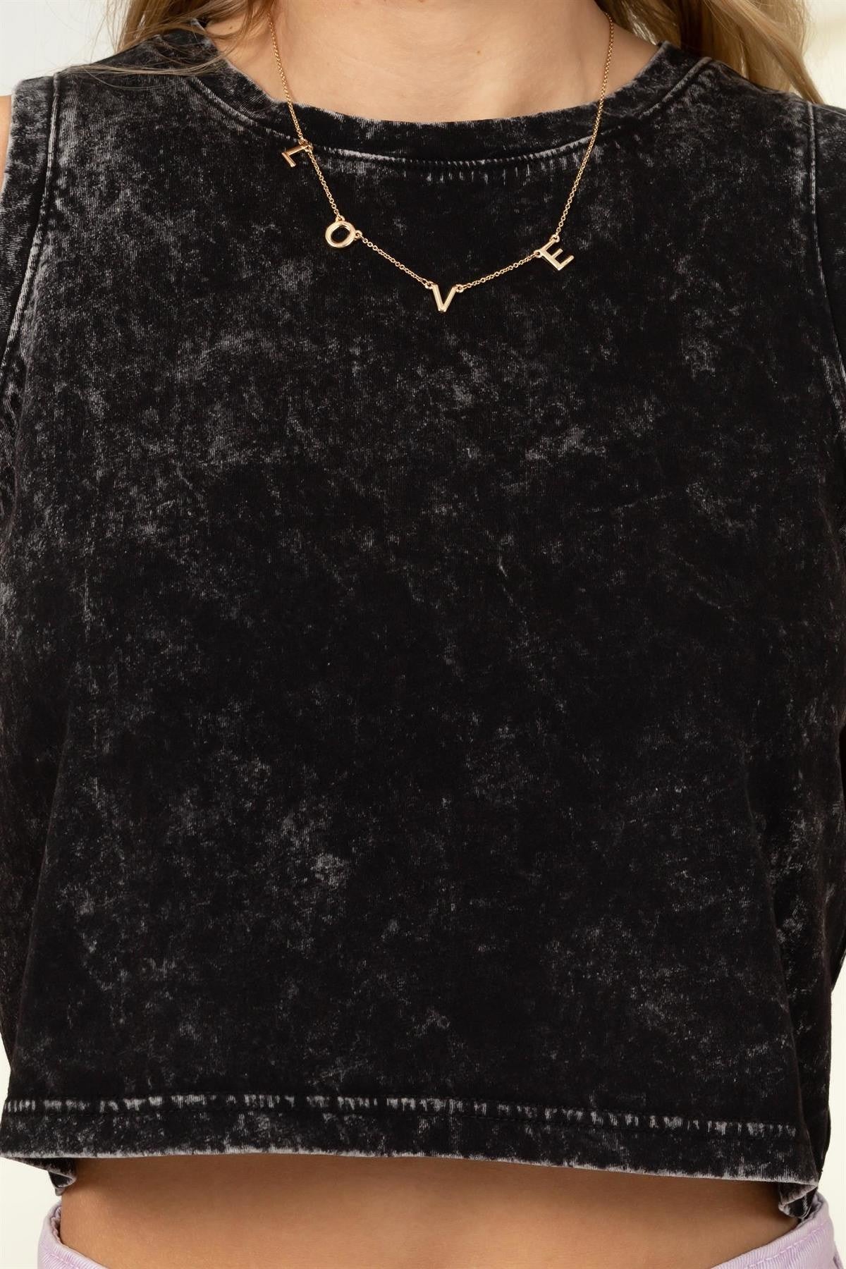 Sleeveless Crop Top