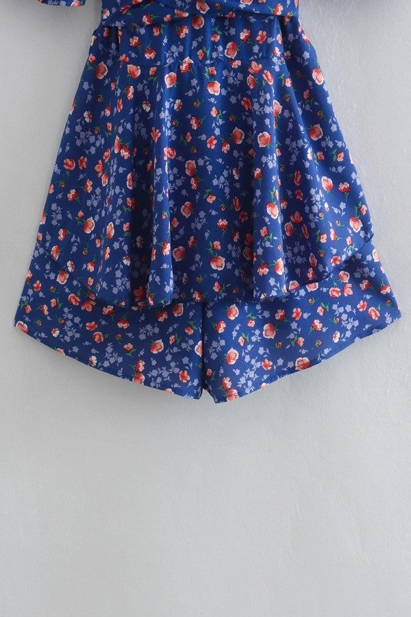 Floral Print Romper
