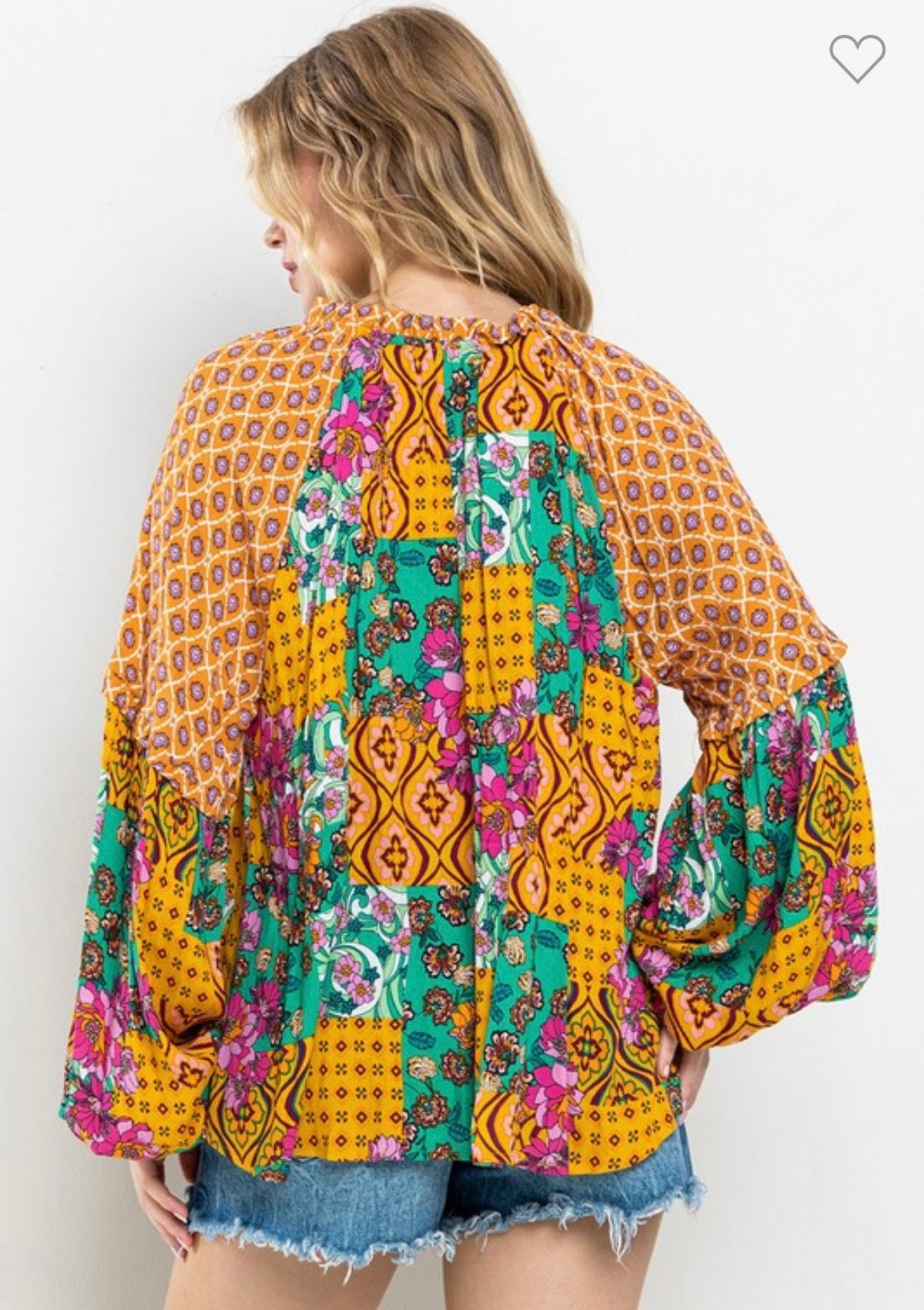 Bohemian Mustard Top