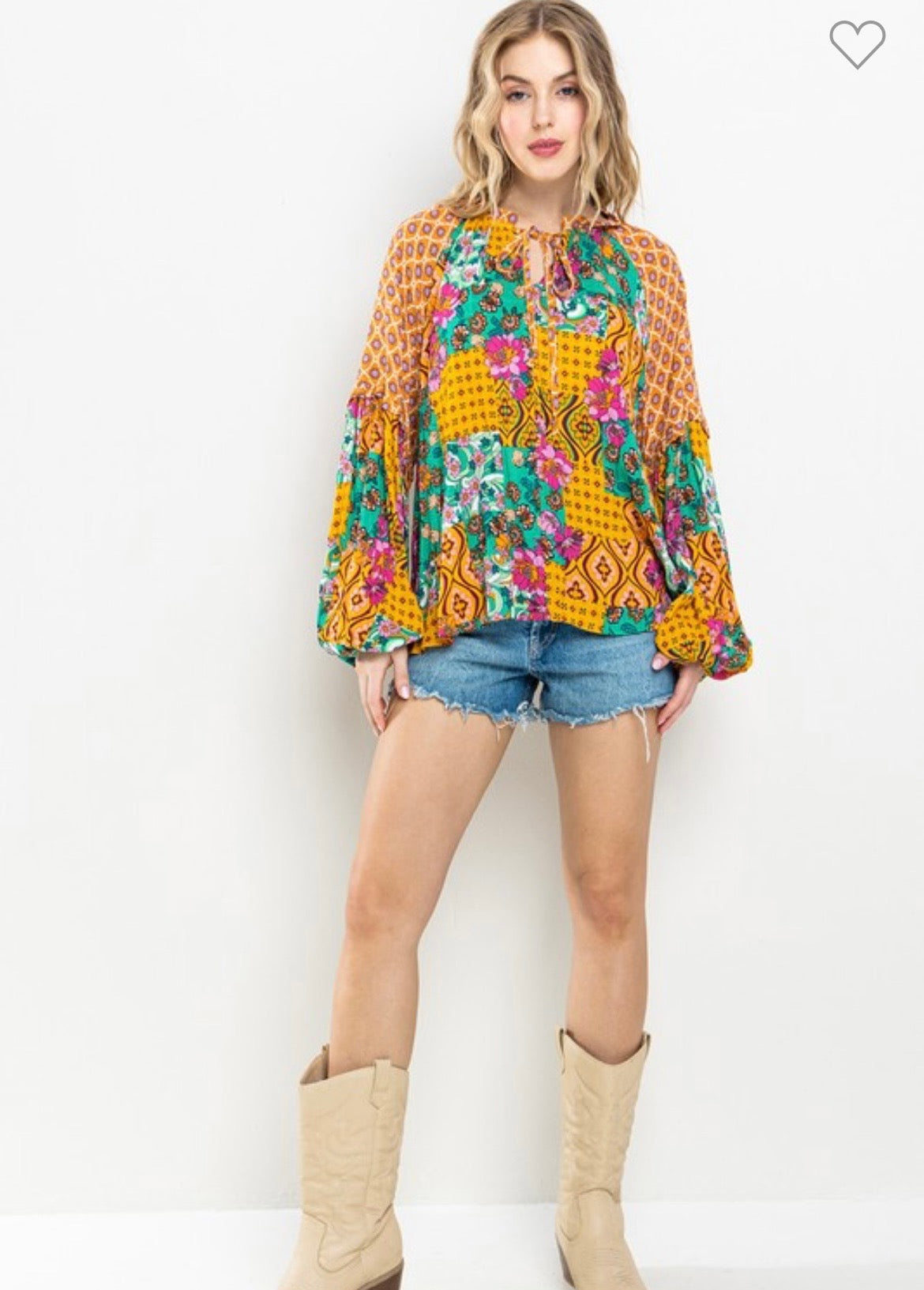 Bohemian Mustard Top