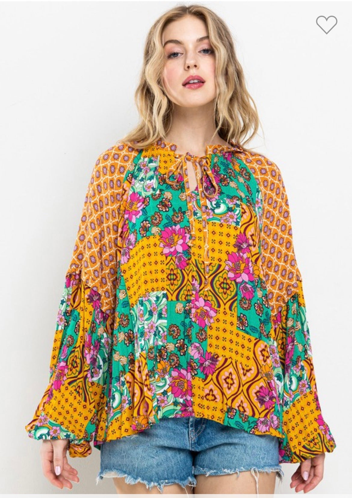 Bohemian Mustard Top