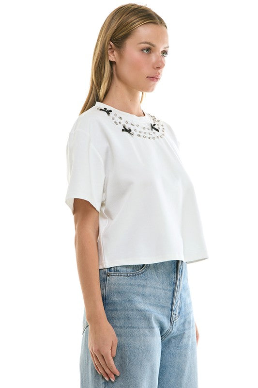 Bow & Sparkle Top