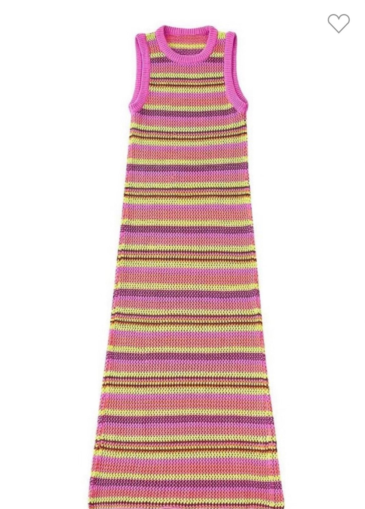 Knitted Striped Dress