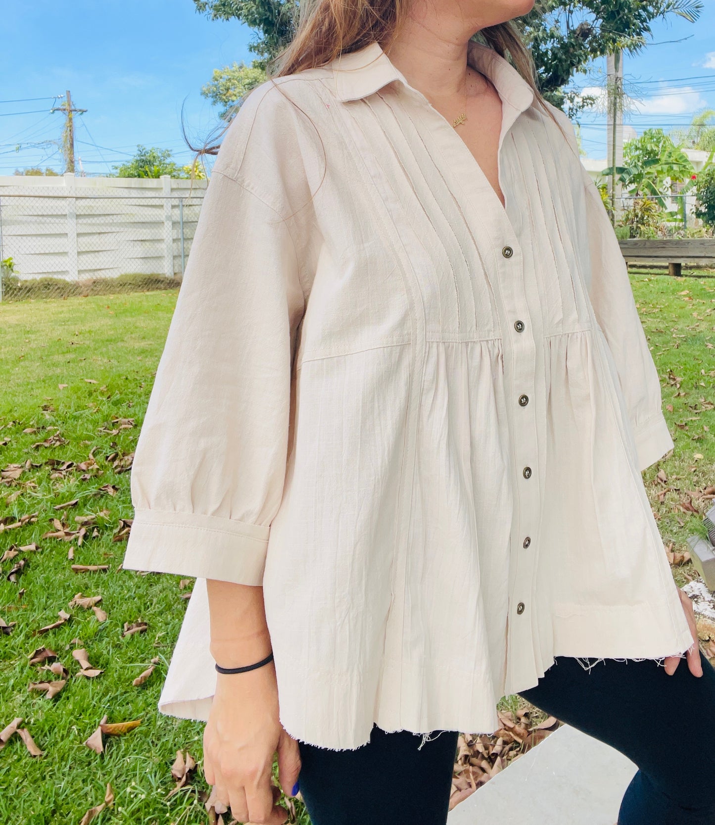 Relaxed High Low Shirt