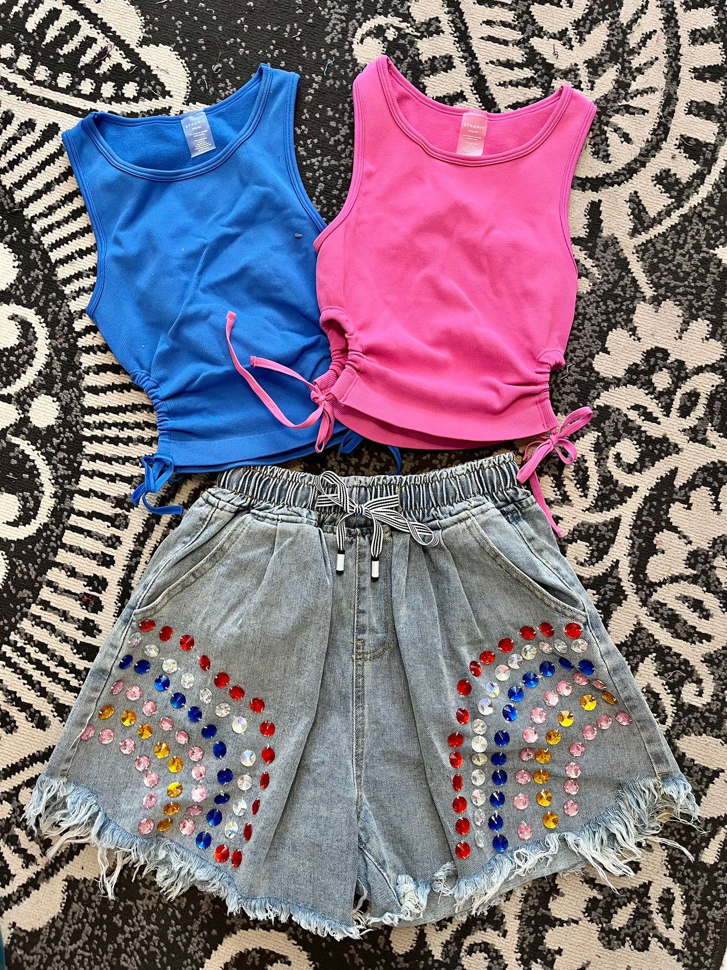 Jewels Denim Shorts